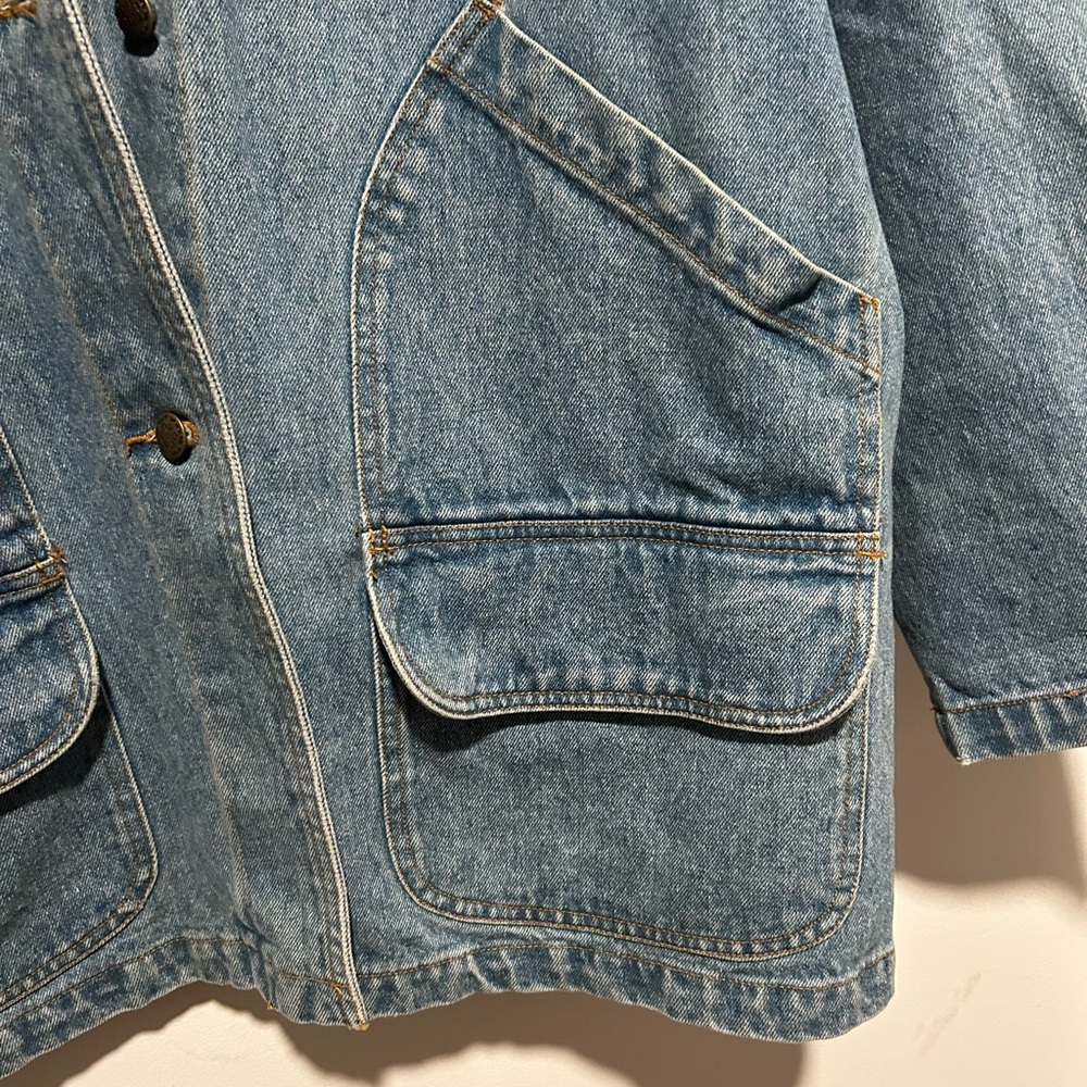 DENIM CHORE JACKET heavy duty high quality size Large - Picture 2 of 10